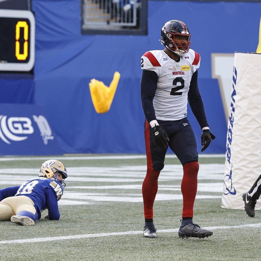 CFL suspends Alouettes' Oakman indefinitely for policy breach